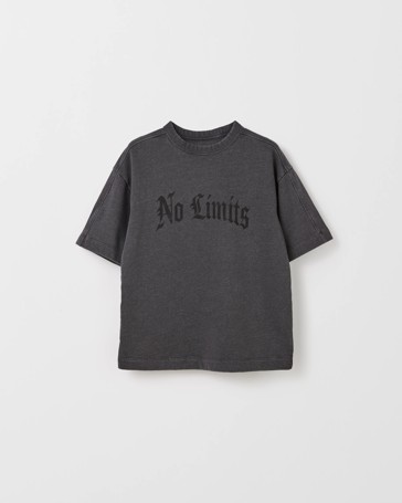 Australian Cotton Blend Oversized Washed T-Shirt