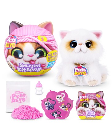 5 Piece ZURU Pets Alive Smitten Kittens Series 2 - Assorted