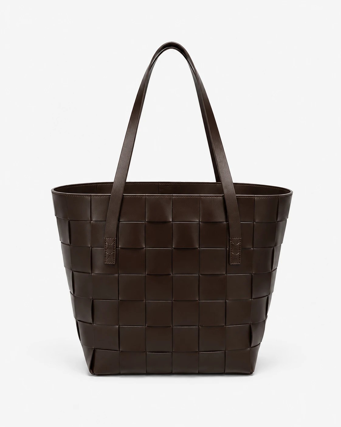 Pre-Order Genuine Leather Weave Tote Bag 5 of 5