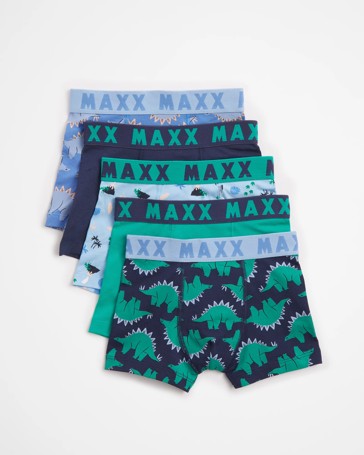 Boys Trunks 5 Pack - Maxx