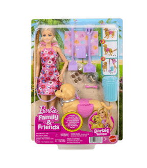 Barbie Malibu Walk & Potty Pup Toy Set