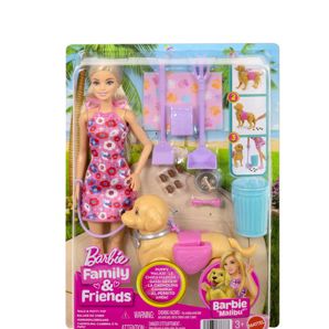 Barbie Malibu Walk & Potty Pup Toy Set product image