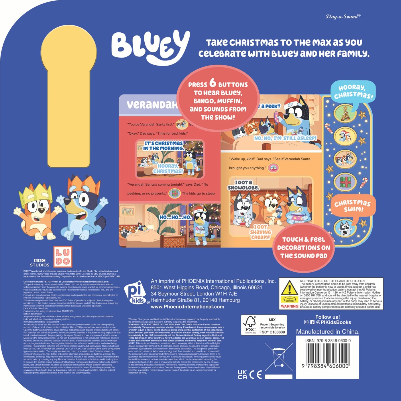 Bluey: A Very Bluey Christmas Sound Book 2 of 5