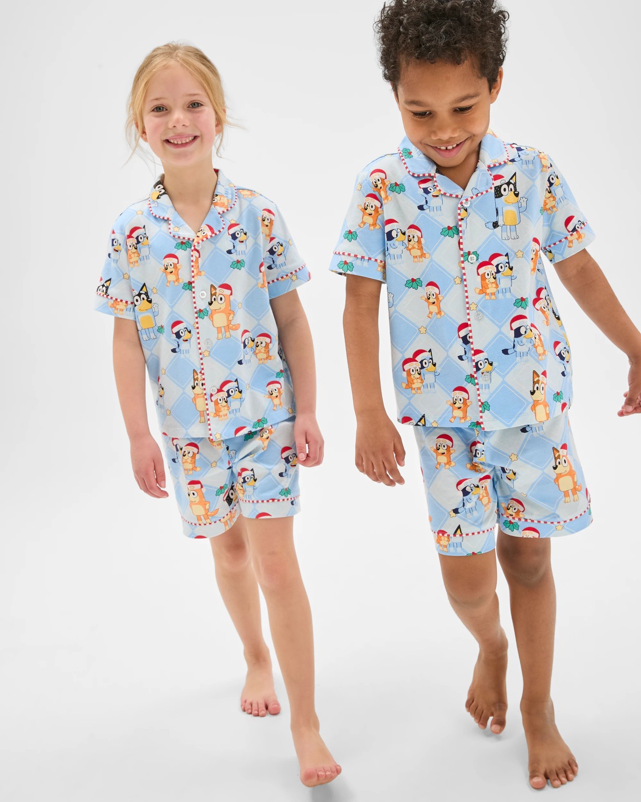 Family Matching Christmas Australian Cotton Younger Kids Pyjama Set - Bluey 2 of 6
