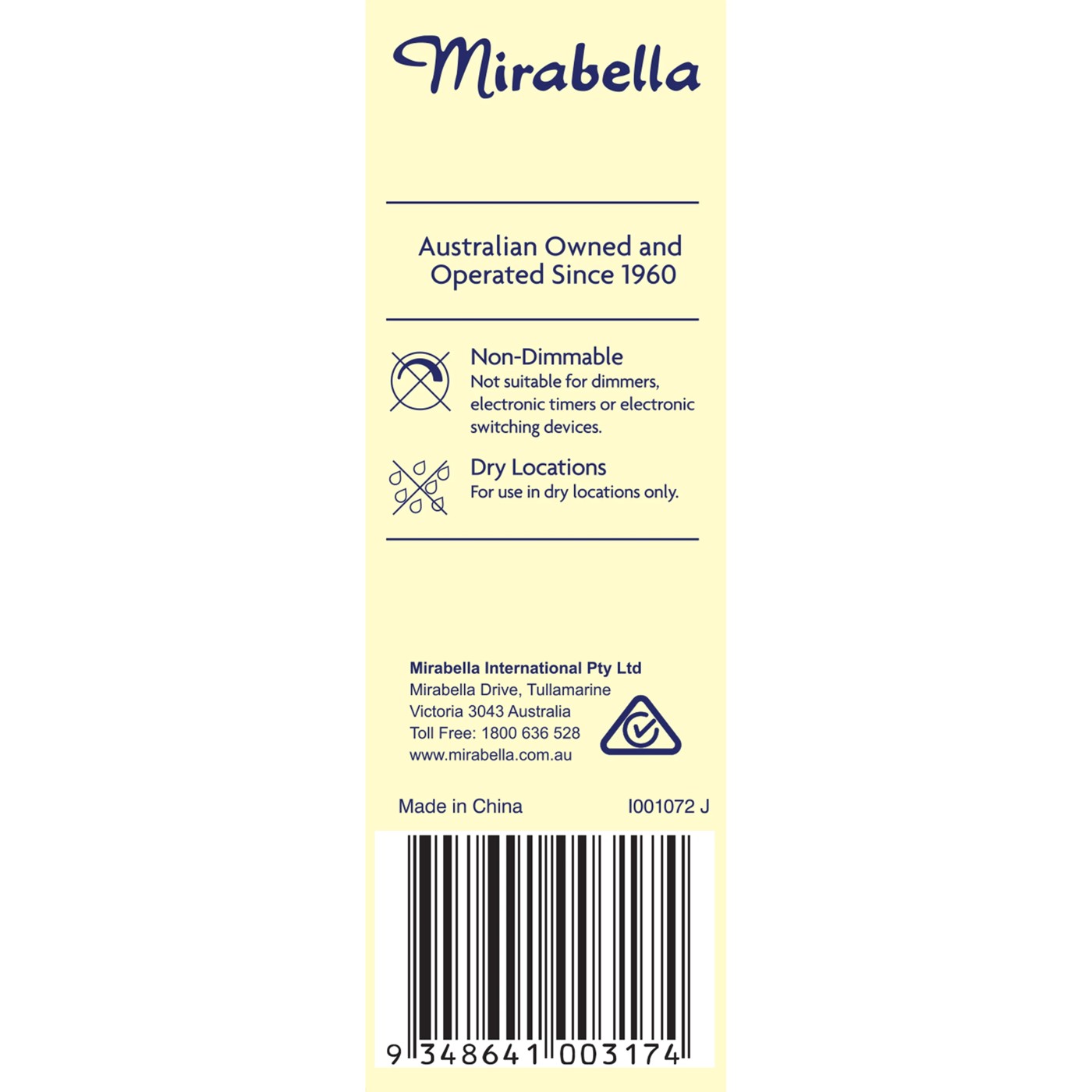 Mirabella Candle LED 5W E14 Small Edison Screw Light Bulb- Pearl Warm White 6 of 6