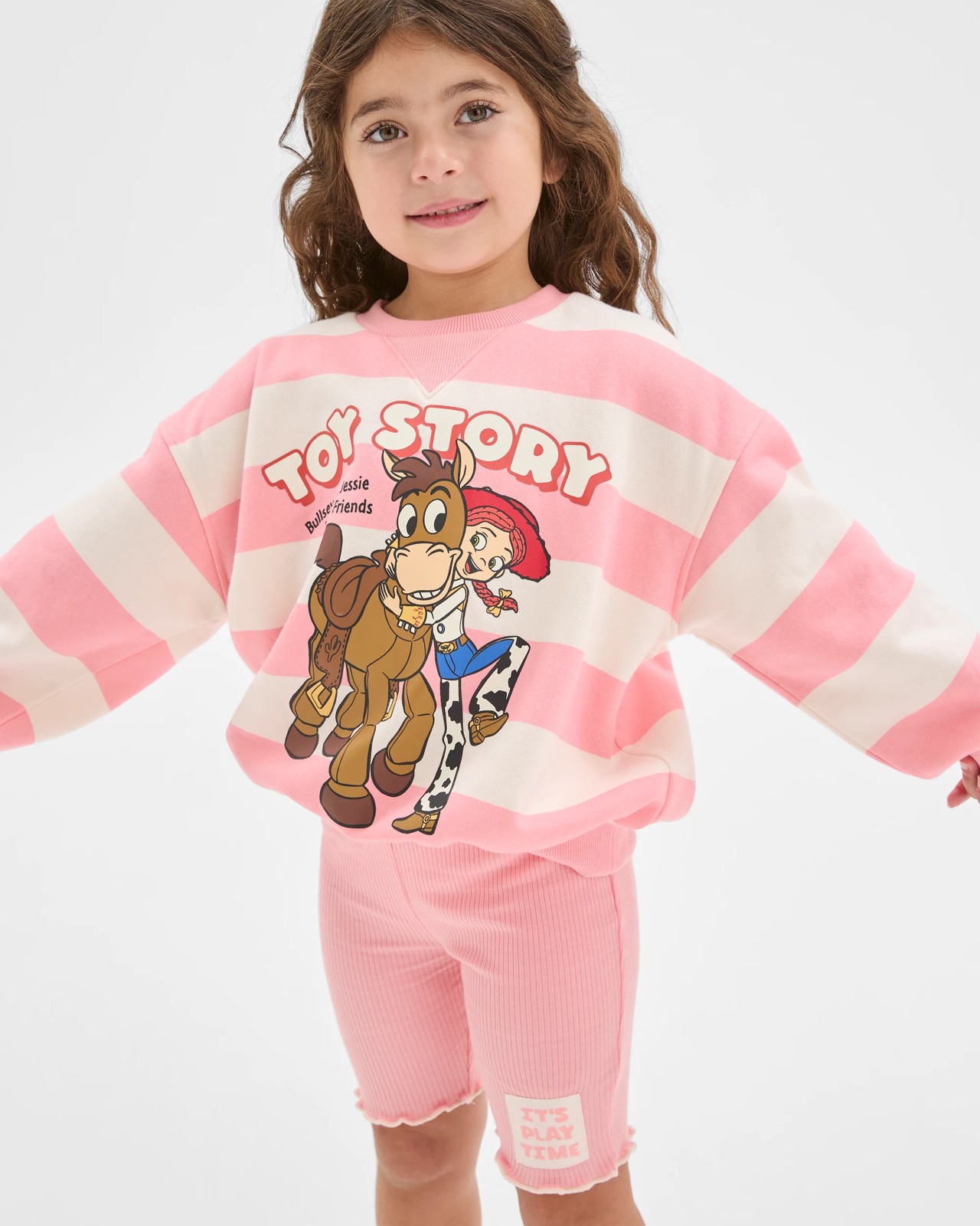 Disney Pixar Toy Story Australian Cotton Blend Fleece Top and Bike Shorts Set 2 of 6