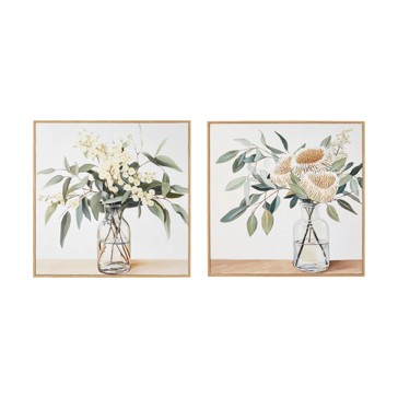 2 Pack Vase Framed Canvas - Anko