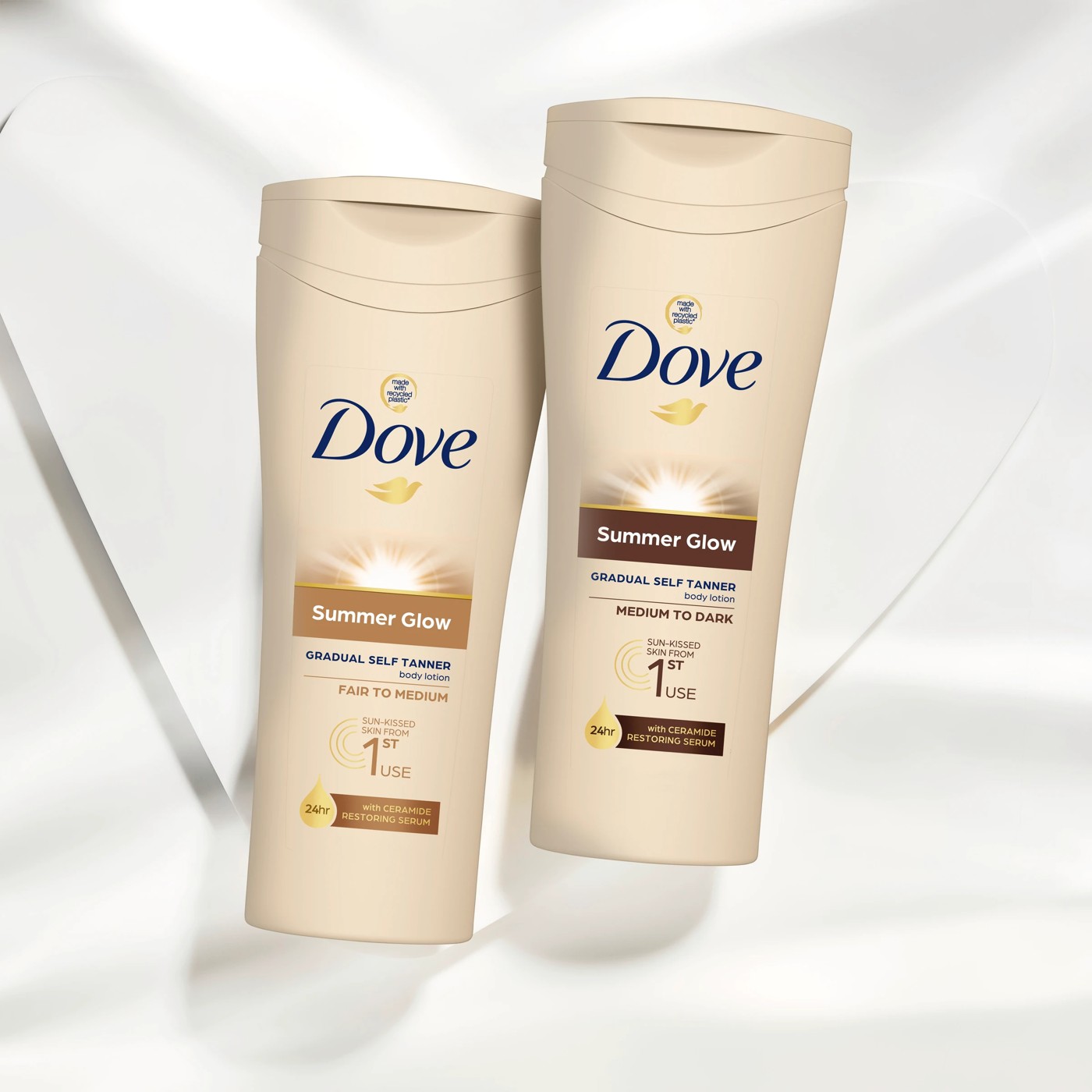 Dove Summer Glow Gradual Tan Body Lotion Fair to Medium 250ml 3 of 5