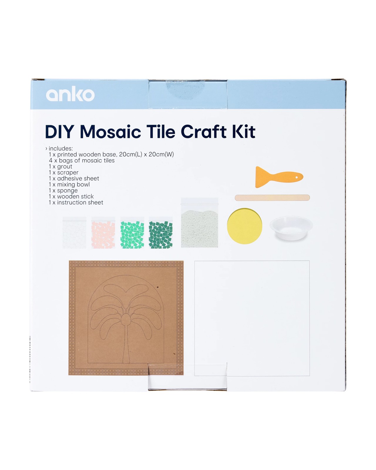 Anko DIY Mosaic Tile Craft Kit 3 of 3