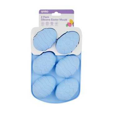 2 Pack Silicone Easter Moulds - Anko