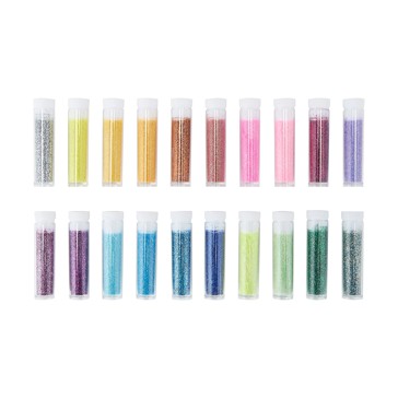 Glitter Tubes, 20 Pieces - Anko