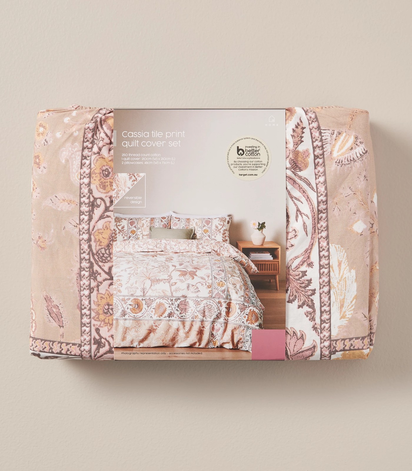 Cassia Tile Print Quilt Cover Set | Target Australia