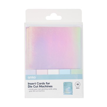 10 Pack Insert Cards for Die Cut Machines - Anko