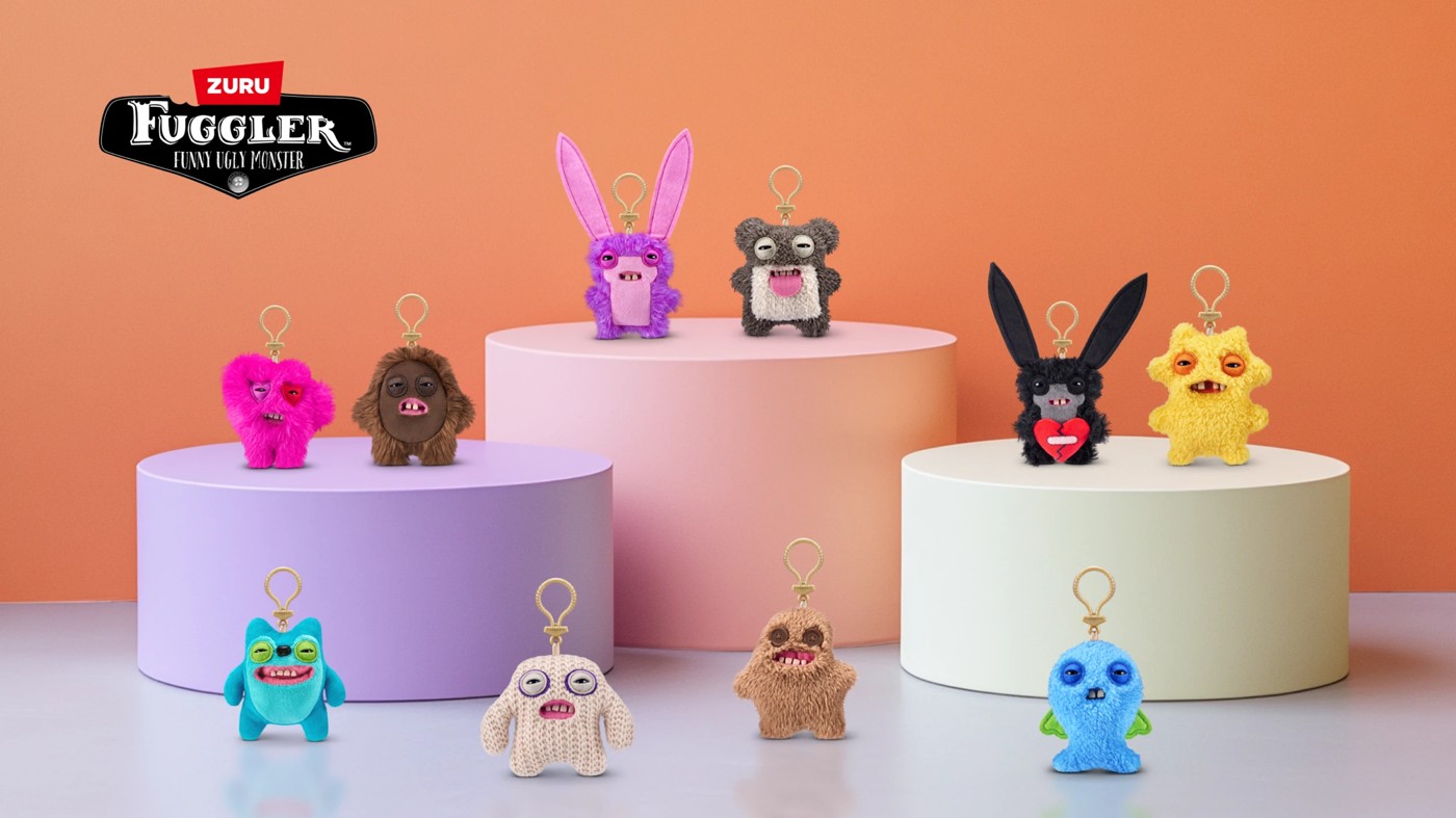 5inch Fuggler Keyrings S5 - Assorted 2 of 3