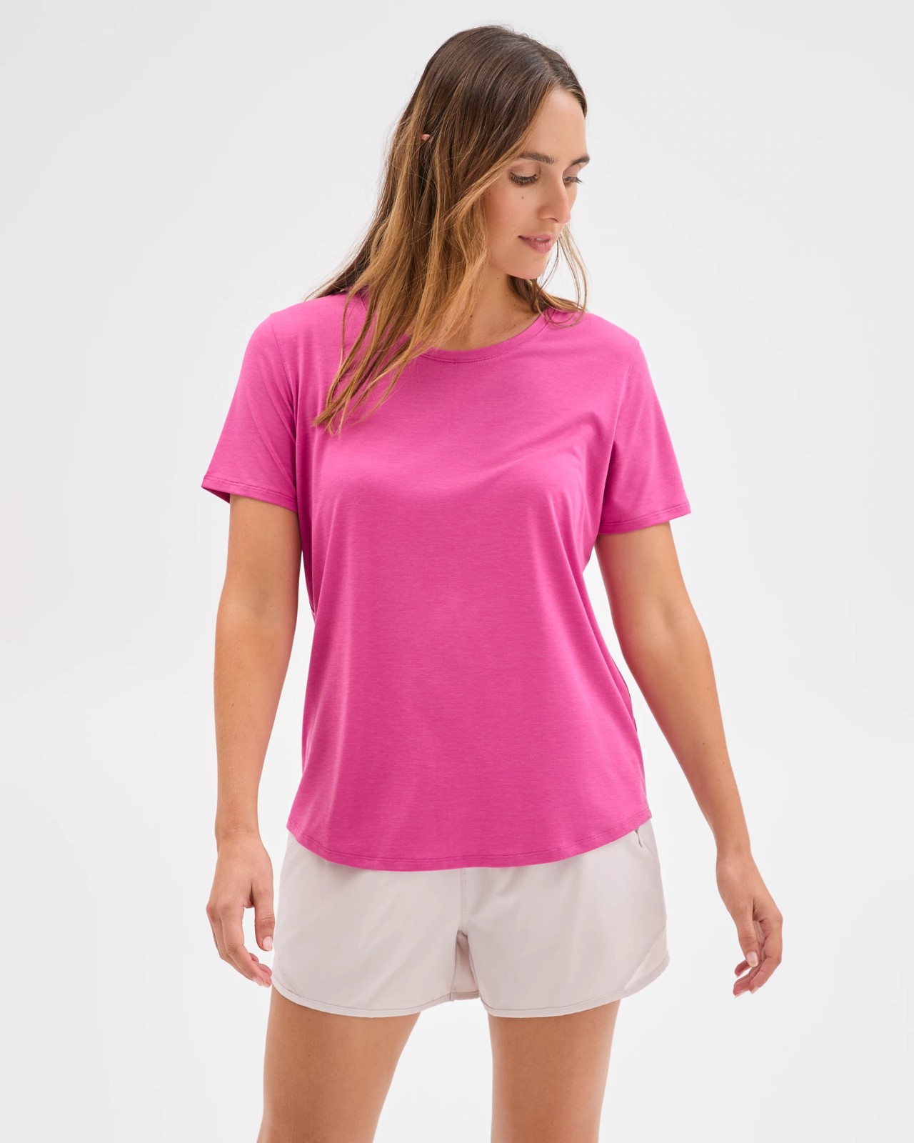 Active Twist Back Running T-Shirt - Berry 6 of 6