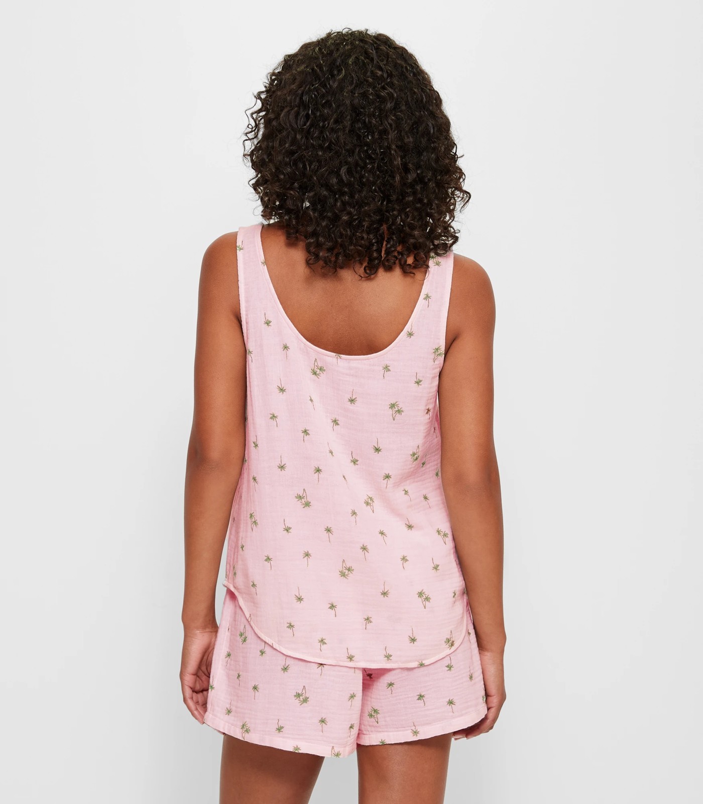 Double Cloth Tank and Shorts Sleep Set 4 of 5