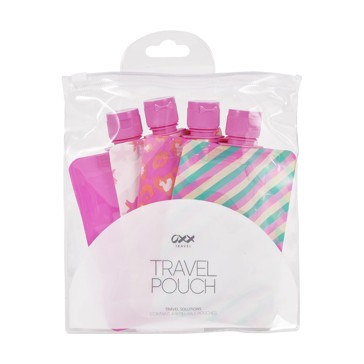 Travel Solutions Travel Pouches, 4 Pack - OXX Travel