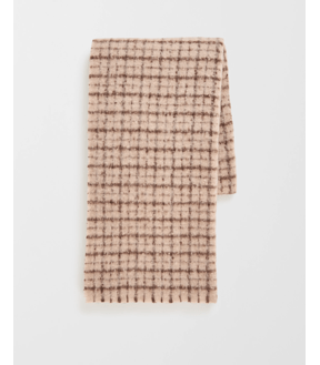 Brushed Mini Check Scarf