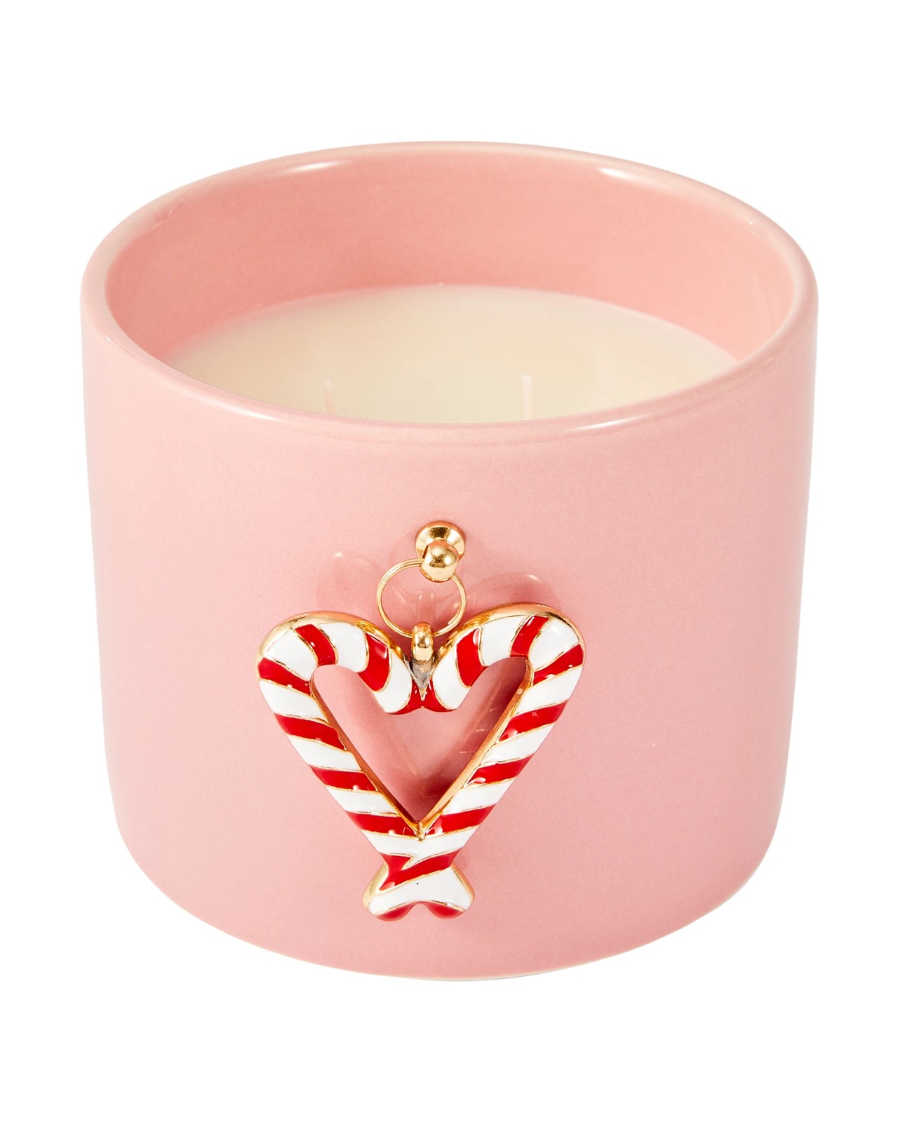 Anko Christmas Candy Cane Heart Charm Candle 5 of 6