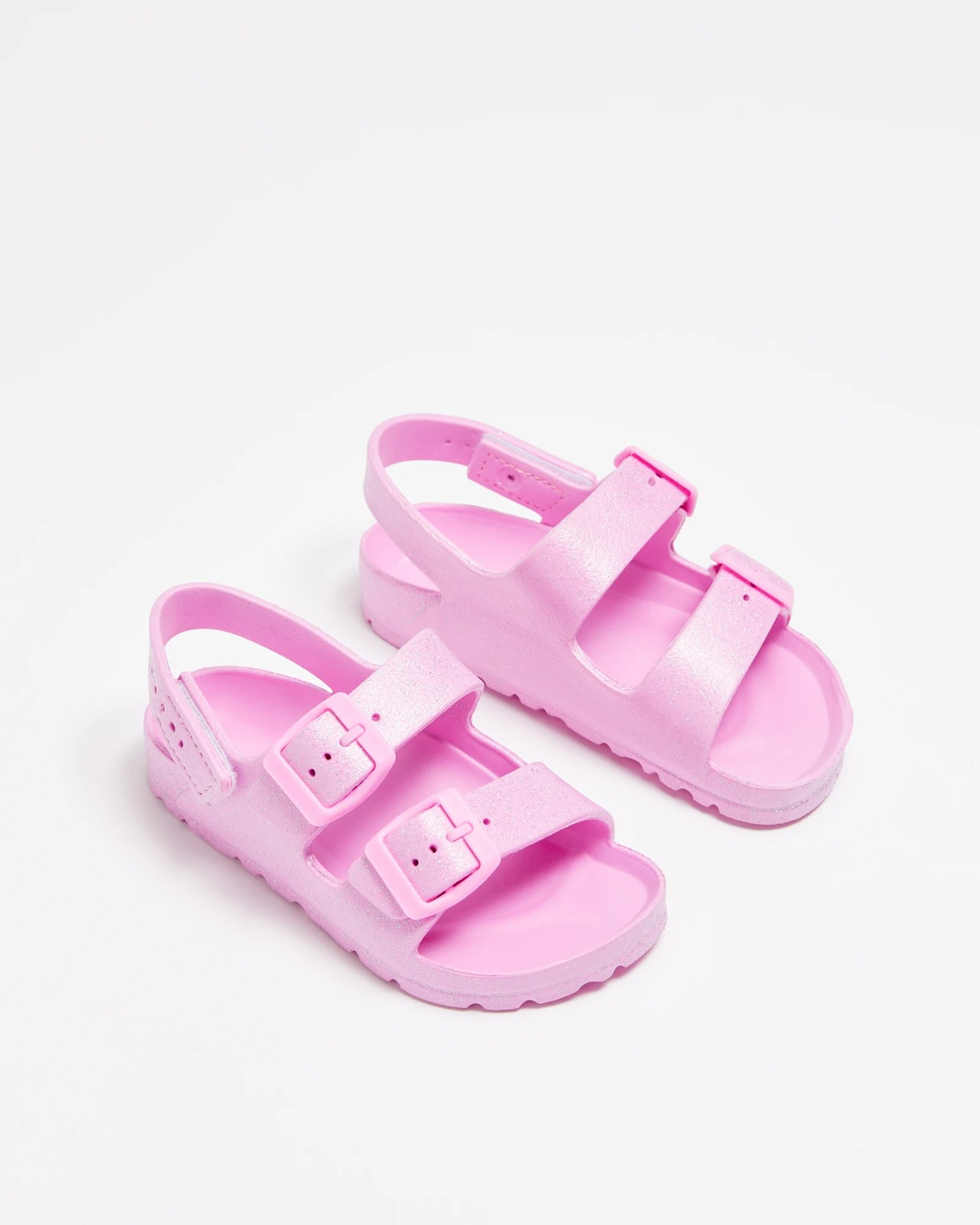 Kids Junior EVA Sandals - Pink Glitter | Target Australia