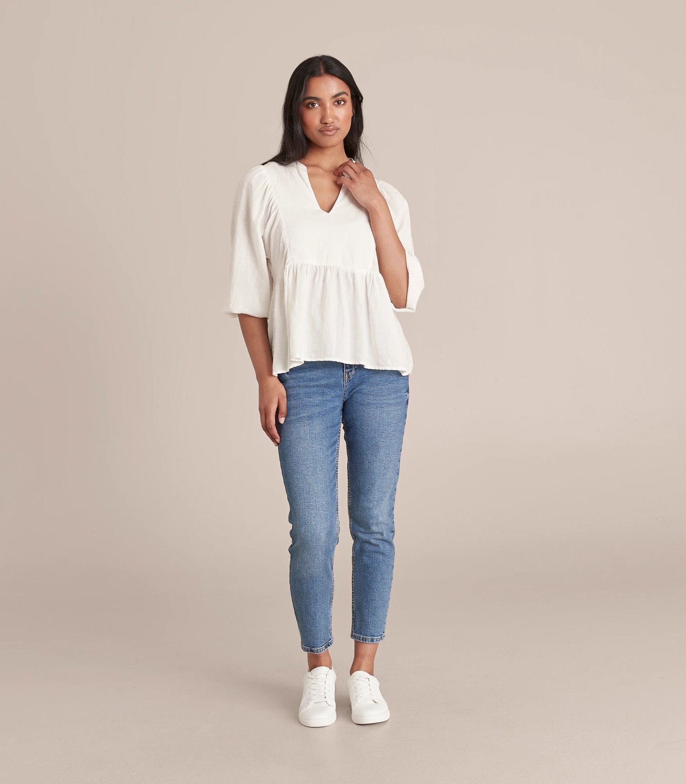 Gathered Peplum Blouse 5 of 6