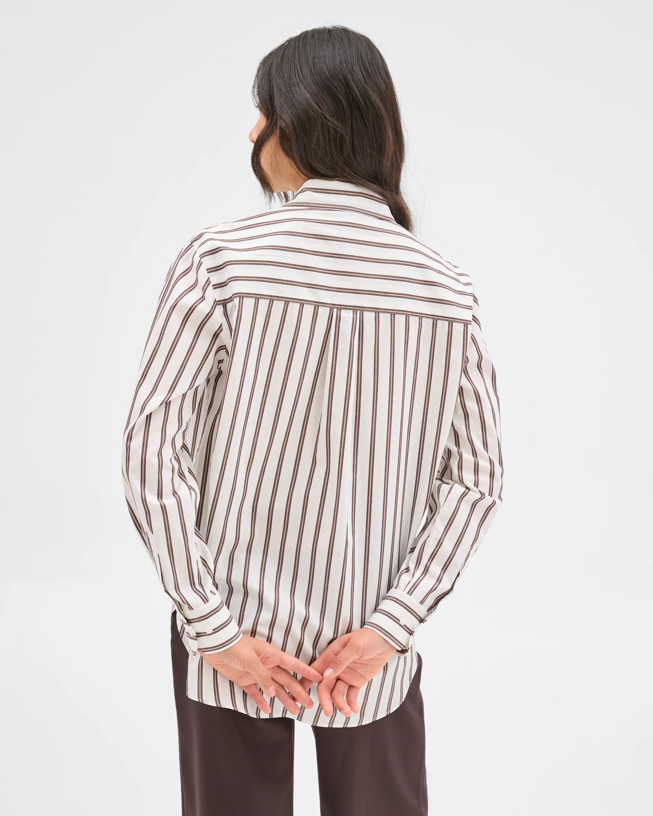 Preview Australian Cotton Poplin Shirt - Cloud Dancer 6 of 6