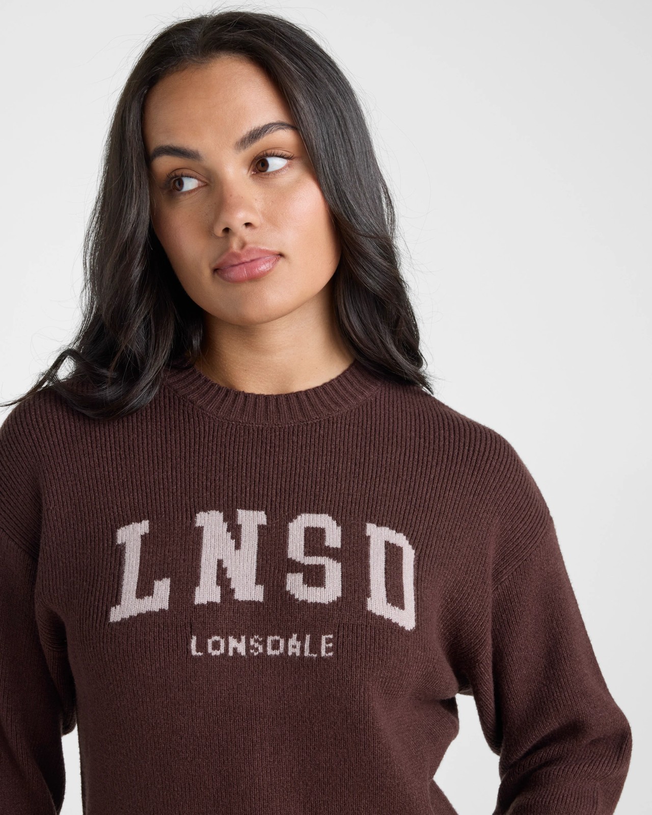 Lonsdale London Knit Crew - Chocolate 3 of 4