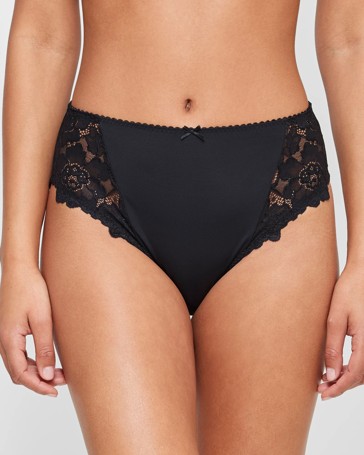 High Cut Lace Briefs