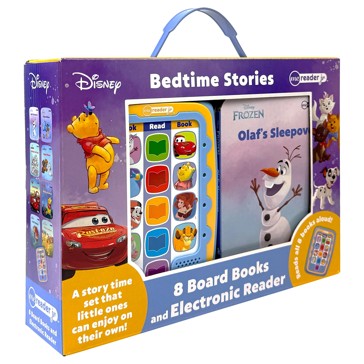 Disney Bedtime Stories: Me Reader Jr 8 Board Books and Electronic Reader  - Book