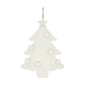 Craft Wood Blank Christmas Tree - Anko