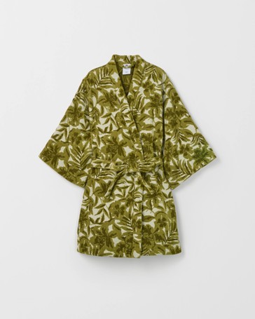 Serena Australian Cotton Jacquard Beach Robe