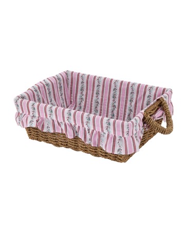 Anko Christmas Basket with Holly Stripe Liner