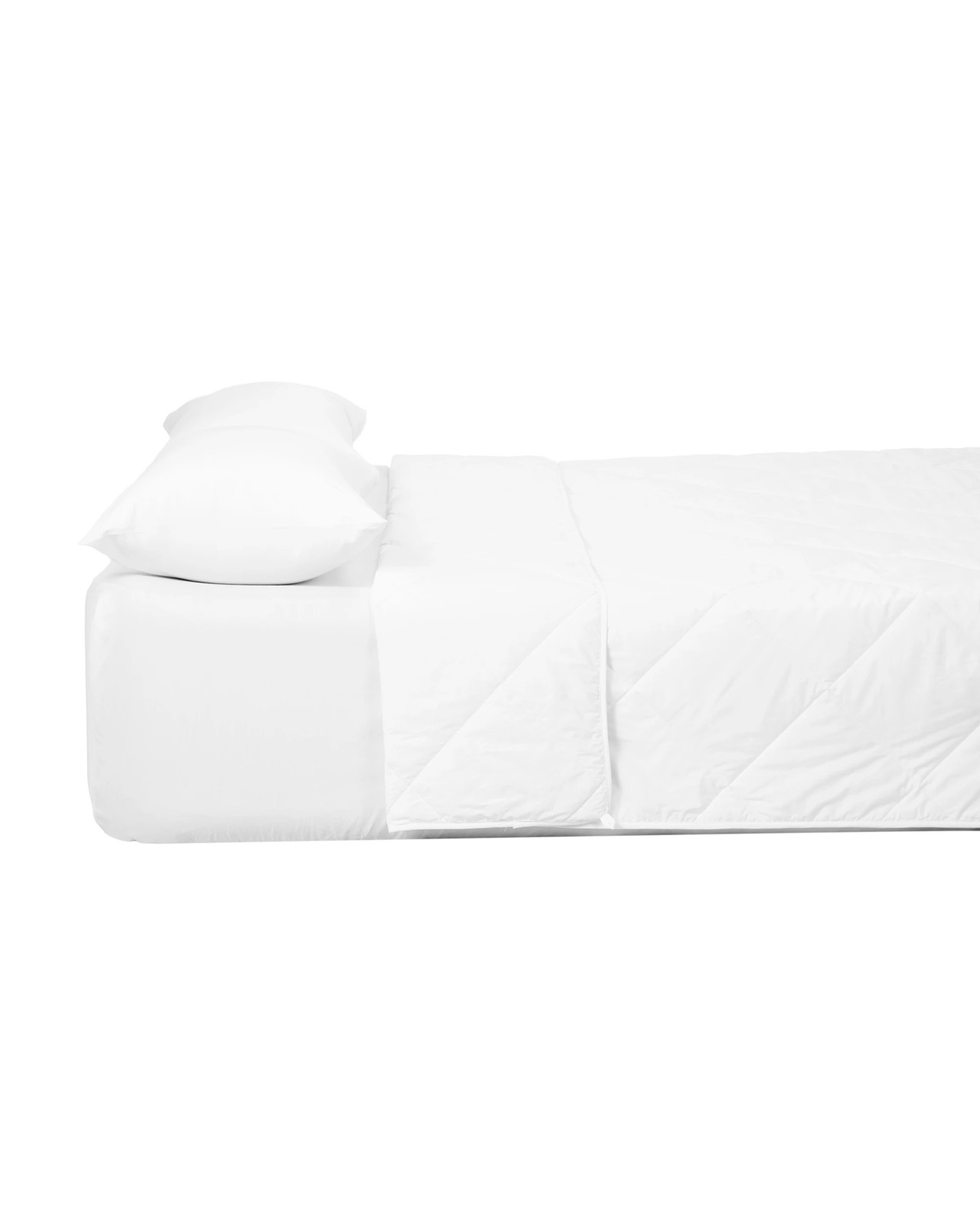 Anko Low Warmth Summer Cotton Wool Quilt, King Bed - White 4 of 4