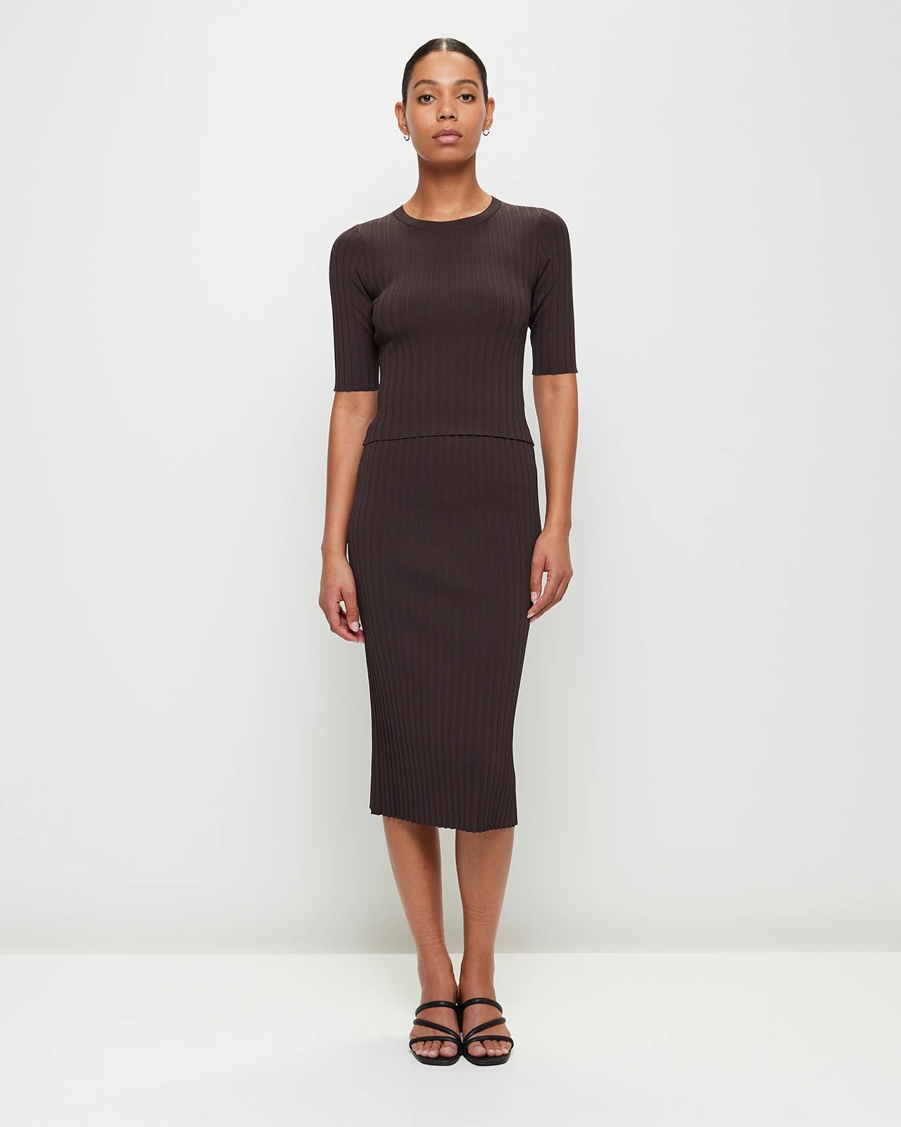 Fashion Boat Neck Rib Top - Preview 2 of 6