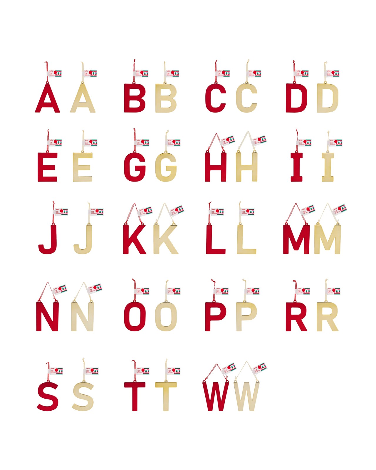 Anko Large Letter Decoration - Assorted 5 of 5