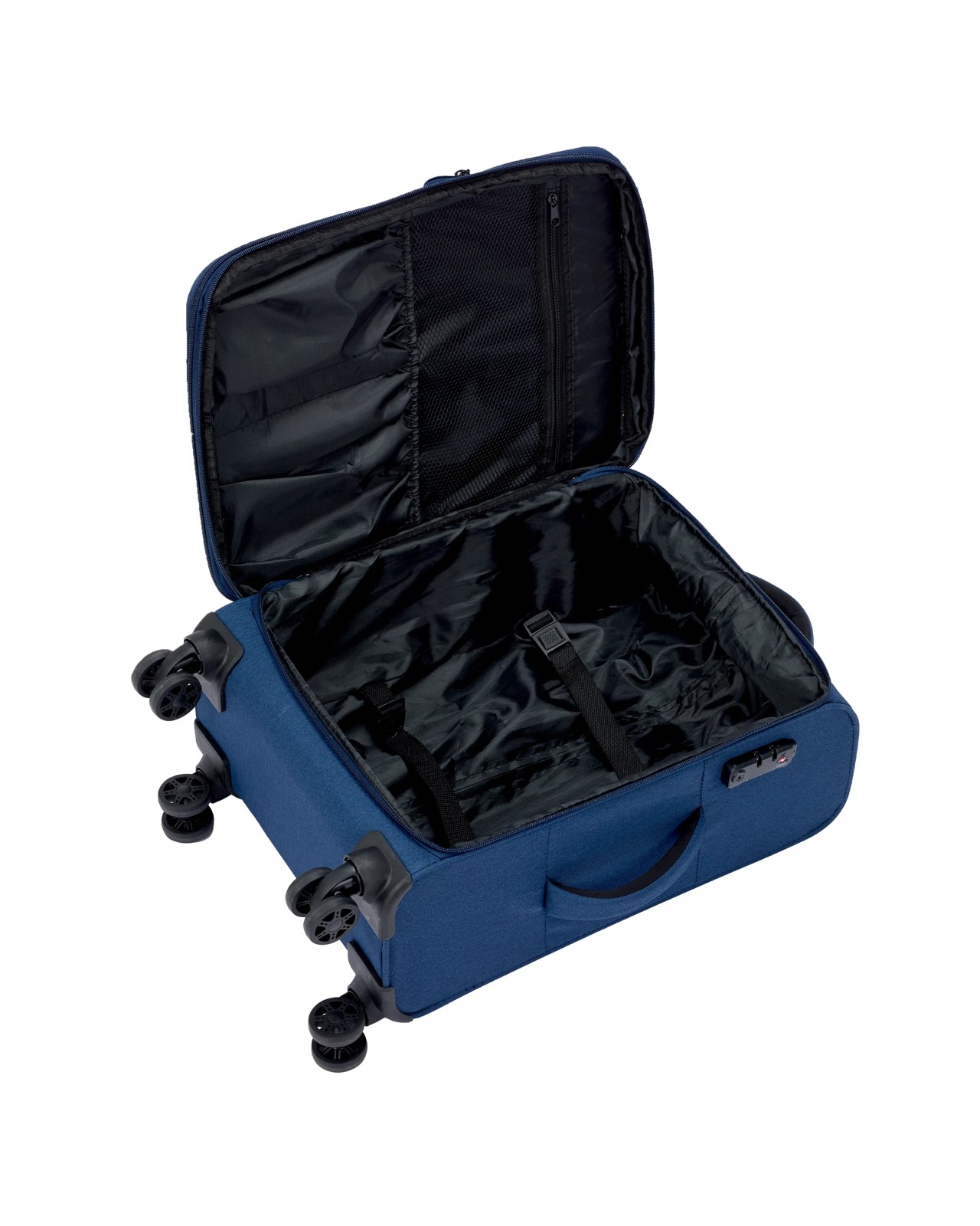 Anko 49cm 8 Wheels Lightweight Quilted Soft Case - Blue 3 of 6