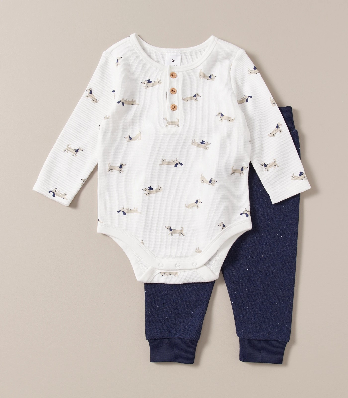 2 Piece Baby Bodysuit and Trackpant Set 2 of 6