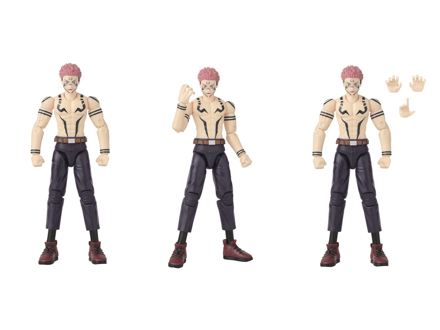 Anime Heroes Jujutsu Kaisen Action Figure - Ryomen Sukuna - Uniform Version 2 of 3