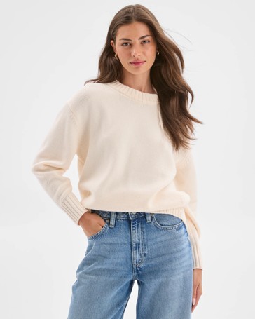 Petites Stitch Detail Pearl Jumper