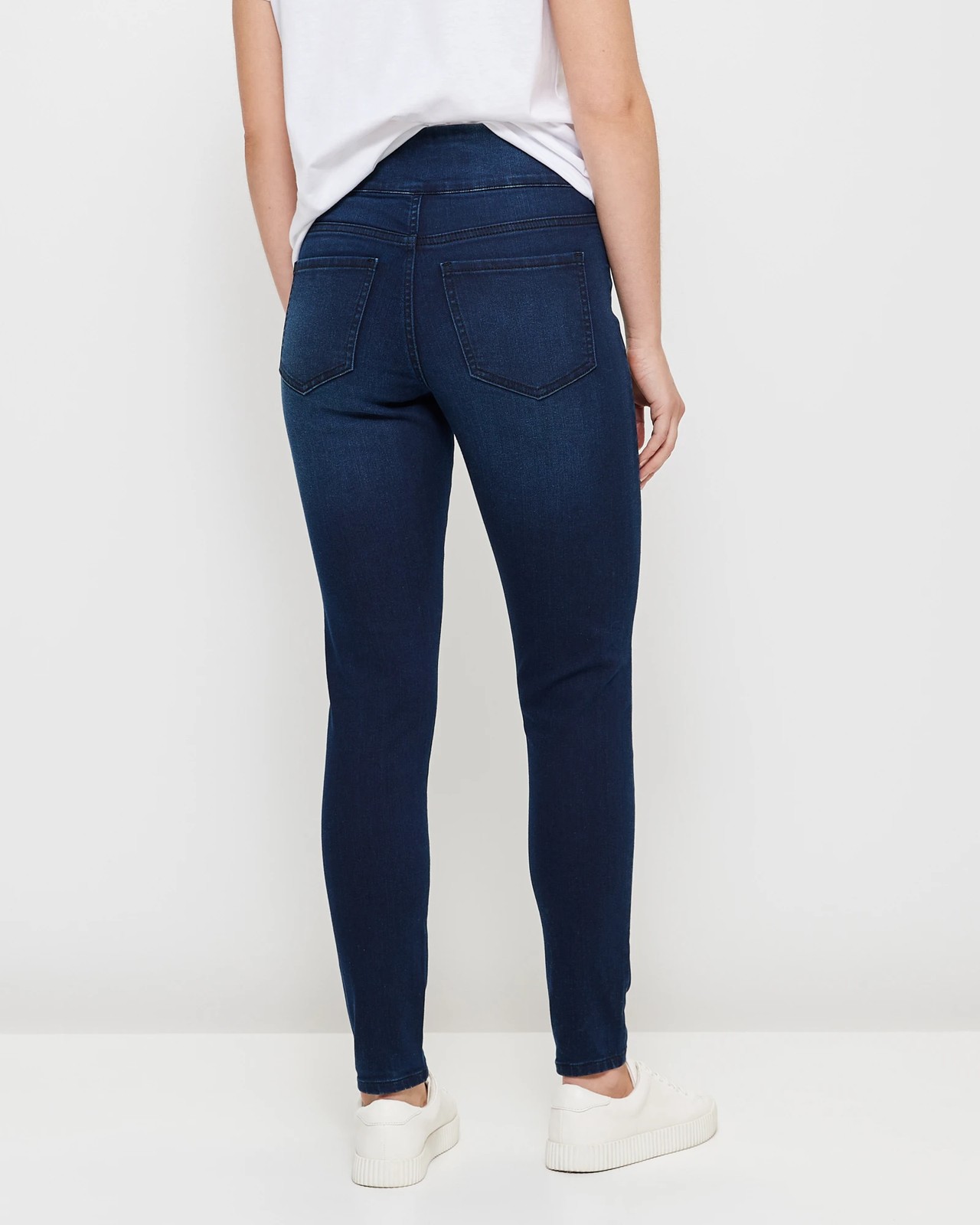 Lydia High Rise Ankle Length Denim Jeggings - Blue + Black | Target ...