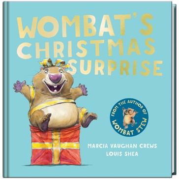 Wombat's Christmas Surprise by Marcia Vaughan Crews - Book