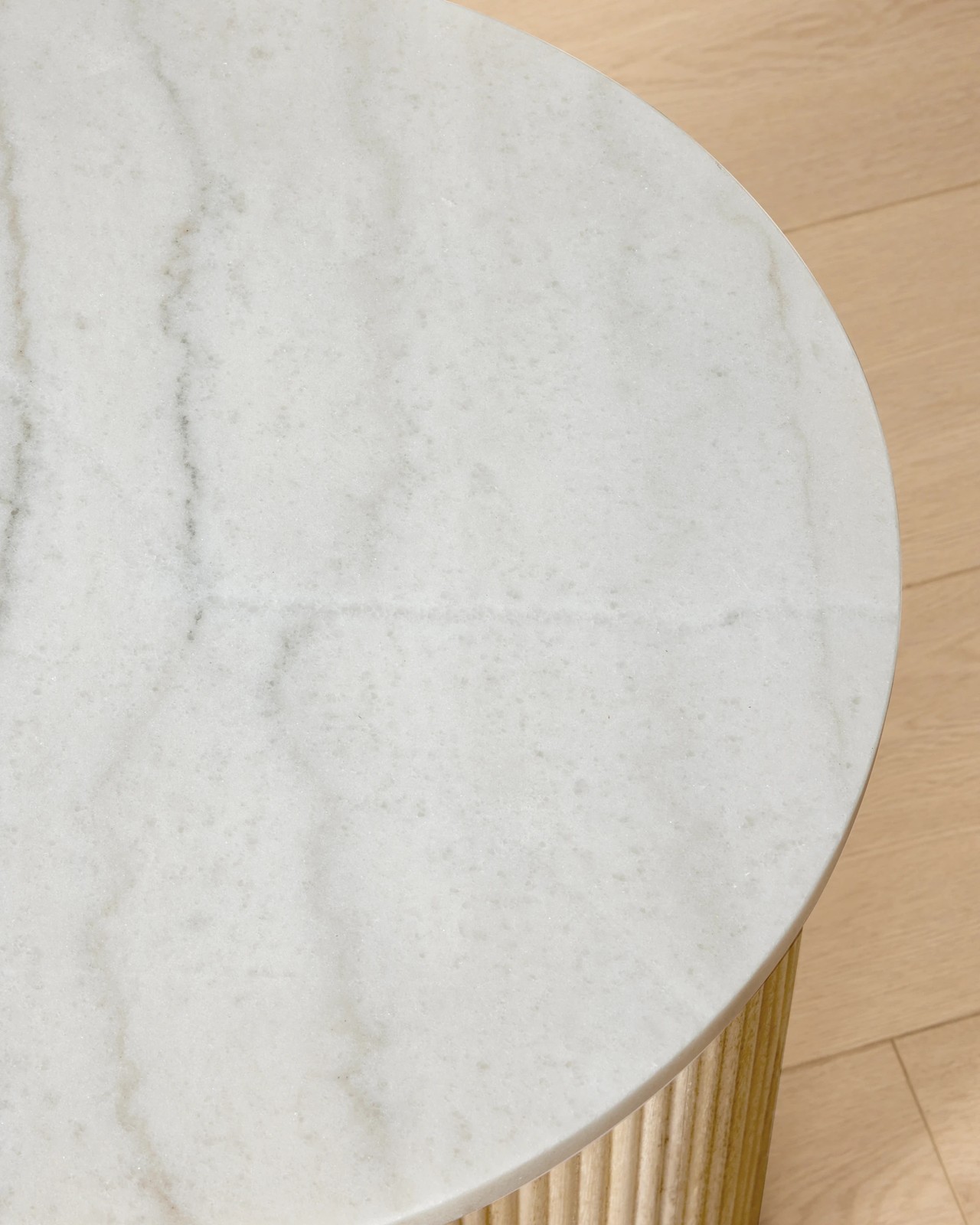 Anko Marble Ribbed Side Table 4 of 6