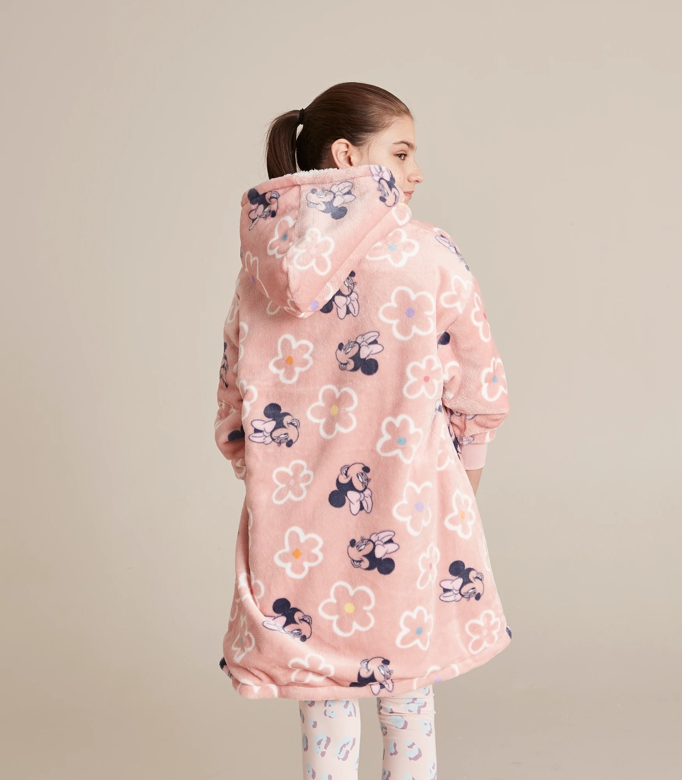 Kids Disney Fleece Oversized Minnie Mouse Hoodie 5 of 6