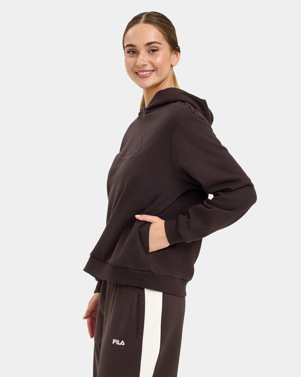 Fila Thalia Hoodie - Cocoa 3 of 6
