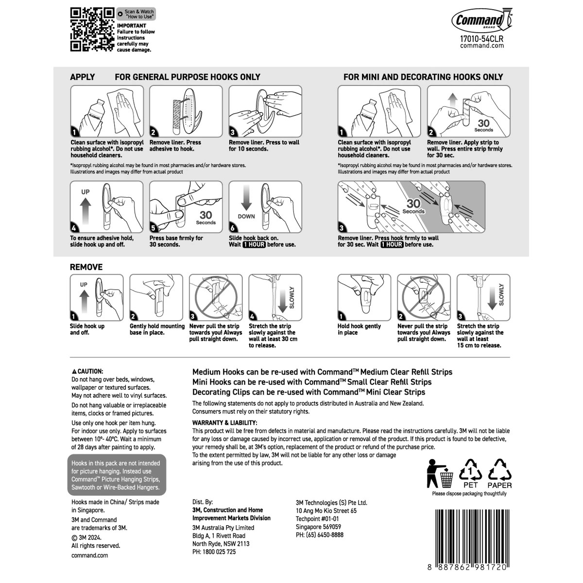 54 Pack 3M Command Festive Hooks 2 of 2