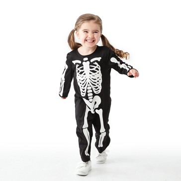 Toddler Skeleton Costume - Ages 2-3