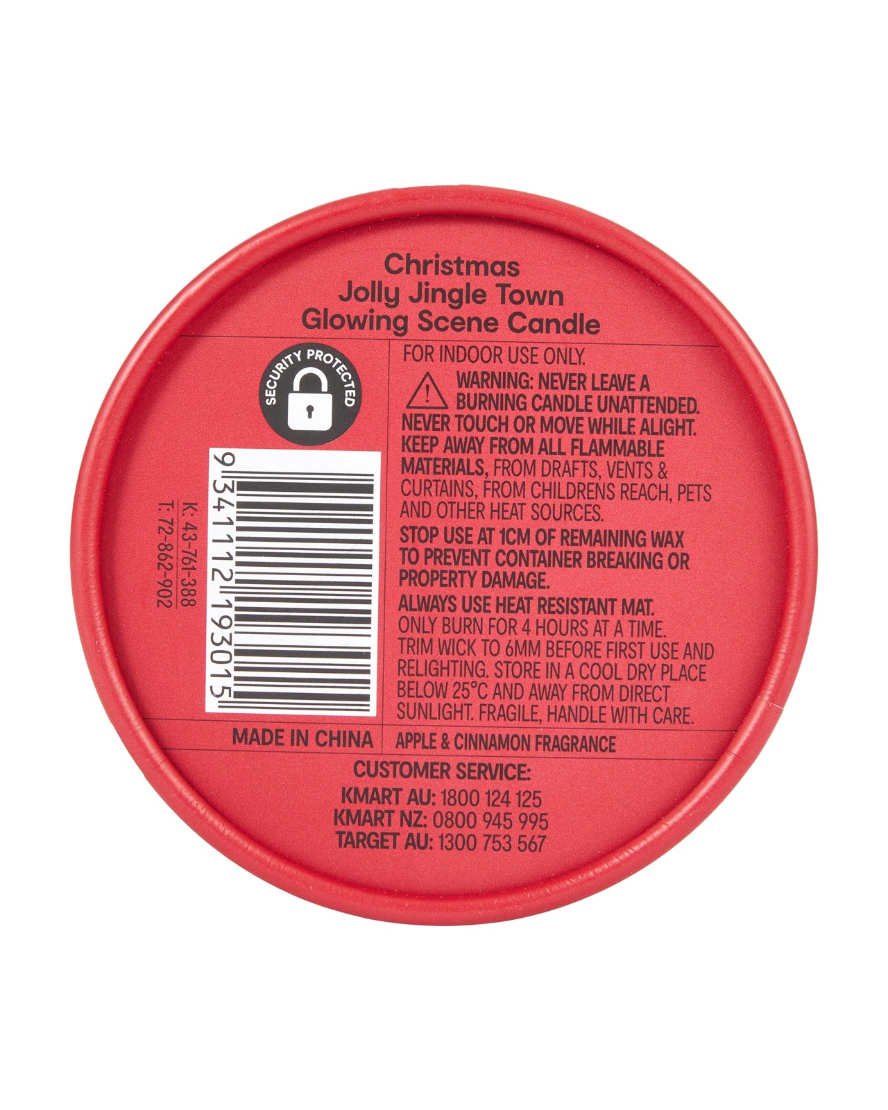 Anko Christmas Jolly Jingle Town Glowing Scene Candle 6 of 6