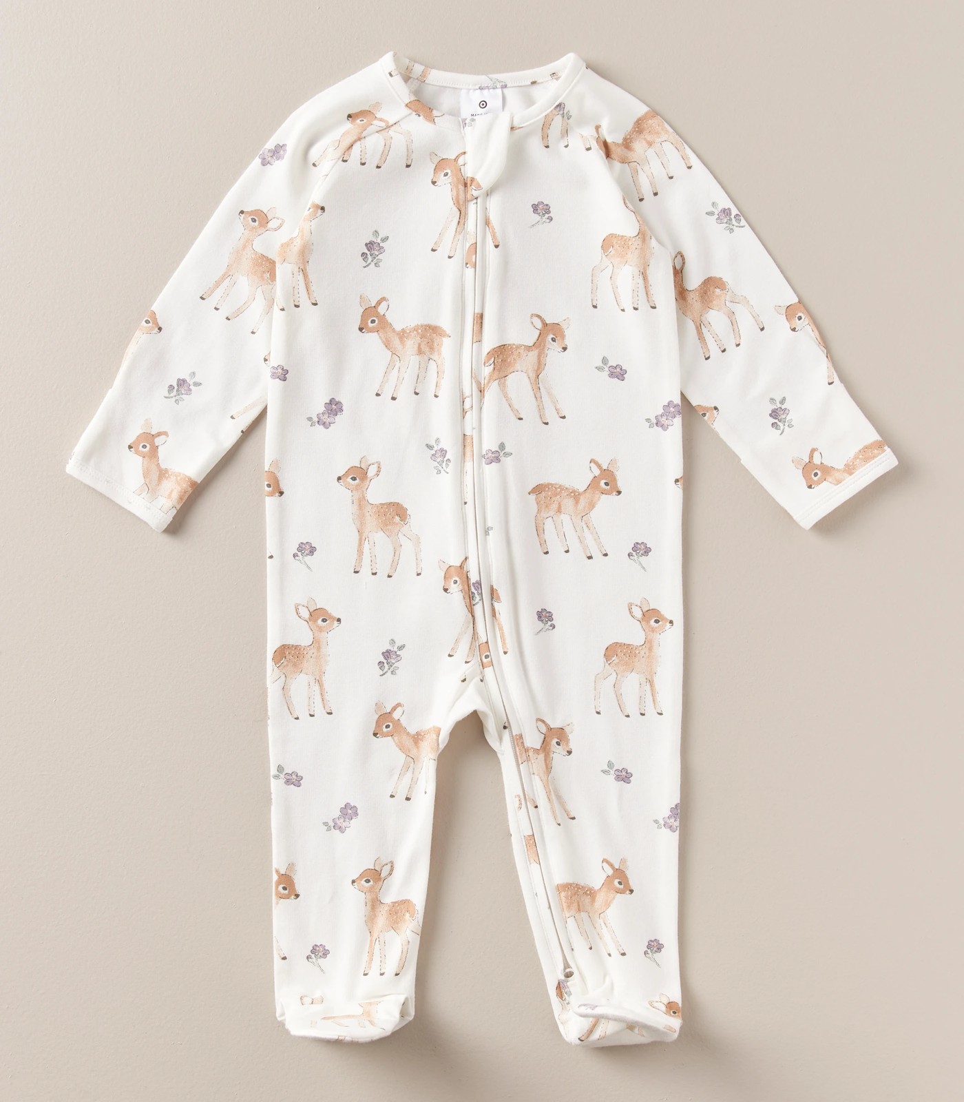 Baby Organic Cotton Print Zip Coverall 3 of 5