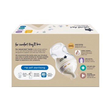 3 Pack Tommee Tippee Natural Start Decorated Baby Bottles