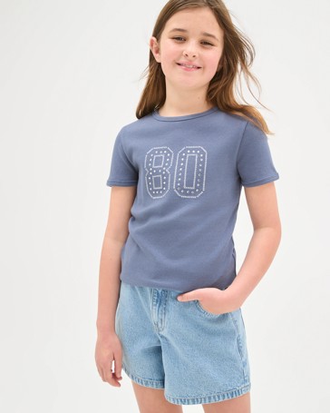 Australian Cotton Ribbed T-Shirt